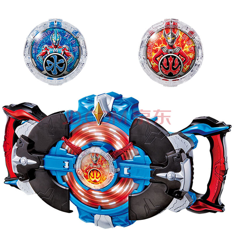 万代(bandai 罗布奥特曼 dx变身器日文版 儿童玩具 罗布陀螺仪