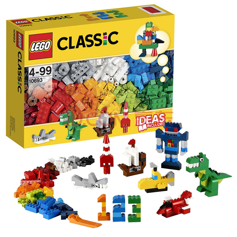 乐高lego经典创意classic系列小颗粒塑料积木男女孩拼插玩具11003大
