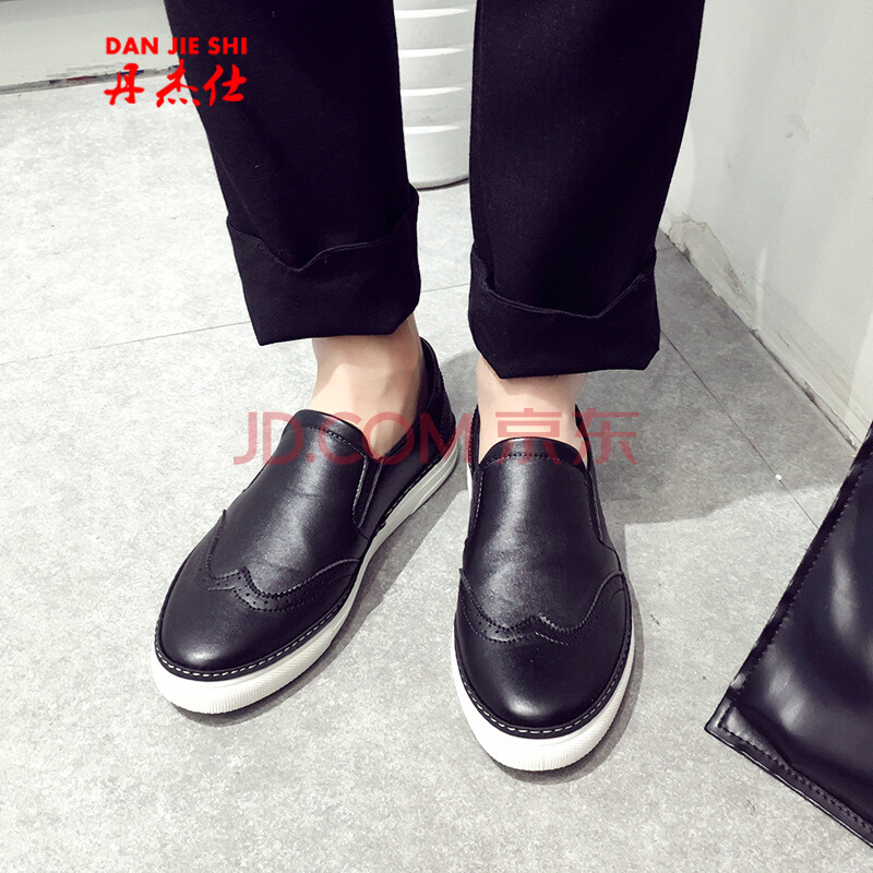 社会皮鞋|快手红人同款豆豆鞋社会人必备精神