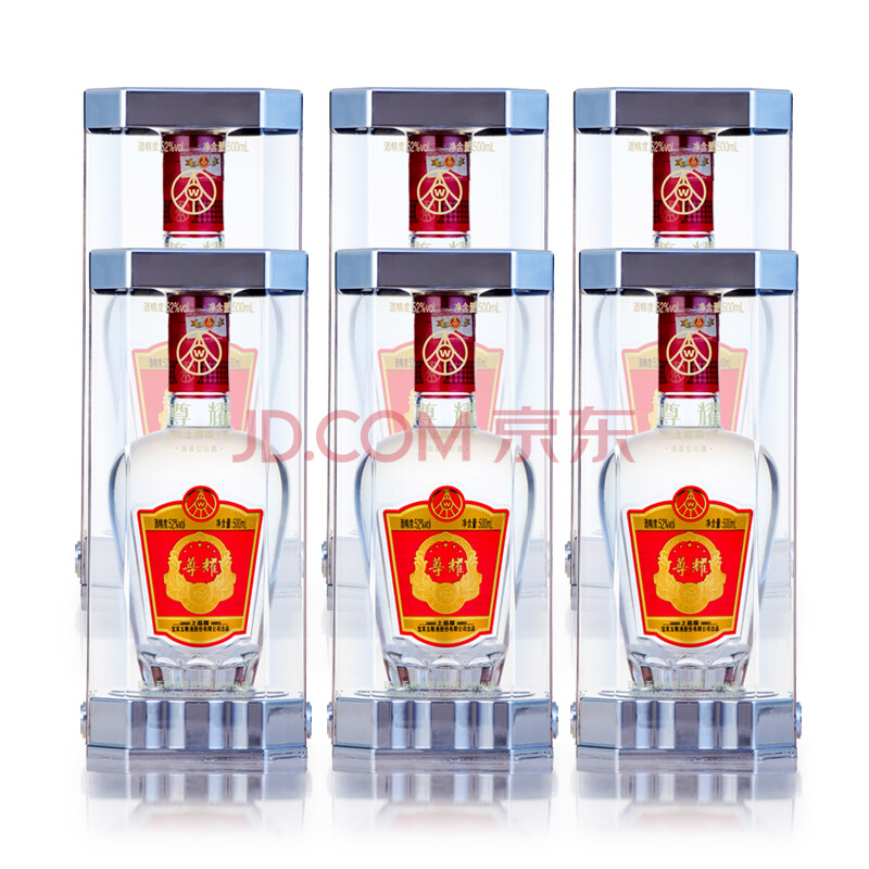 ÎåÁ¸Òº¹É·Ý¹«Ë¾ ×ðÒ«ÉÏÆ· 500ml*6 52¶È ŨÏãÐͰ׾Æ