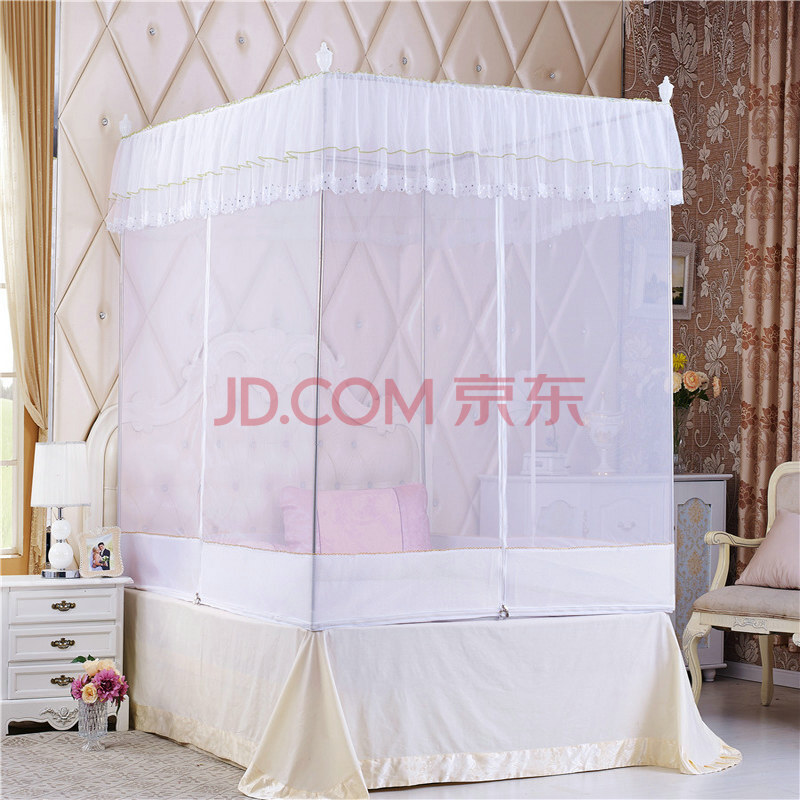 不锈钢蚊帐支架配件_1.8x2米蚊帐支架的配件_2米x2.3米双人大床图