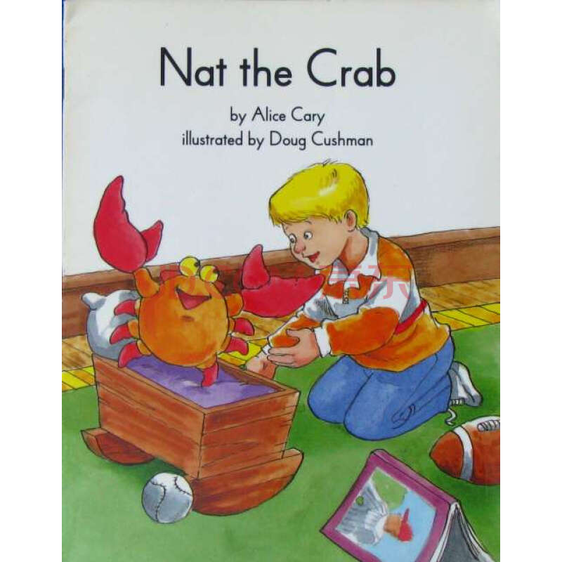 nat the crab 螃蟹奈特原版进口外文儿童绘本