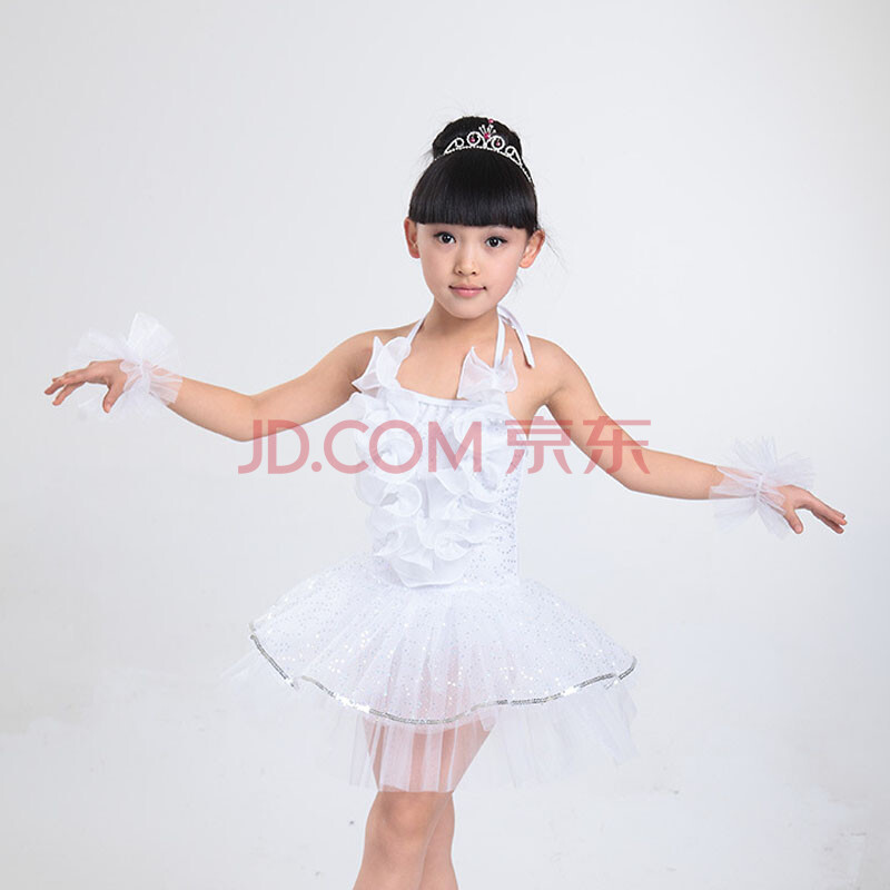 六一儿童节演出服装女童拉丁舞蹈衣服公主裙幼儿园裙图片