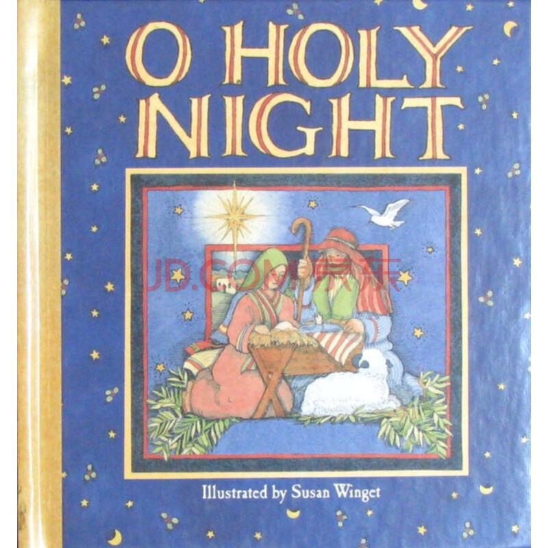 o holy night 圣善夜原版进口外文儿童绘本