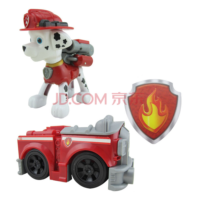 6款狗狗巡逻队消防车系列 汪汪队立大功玩具车
