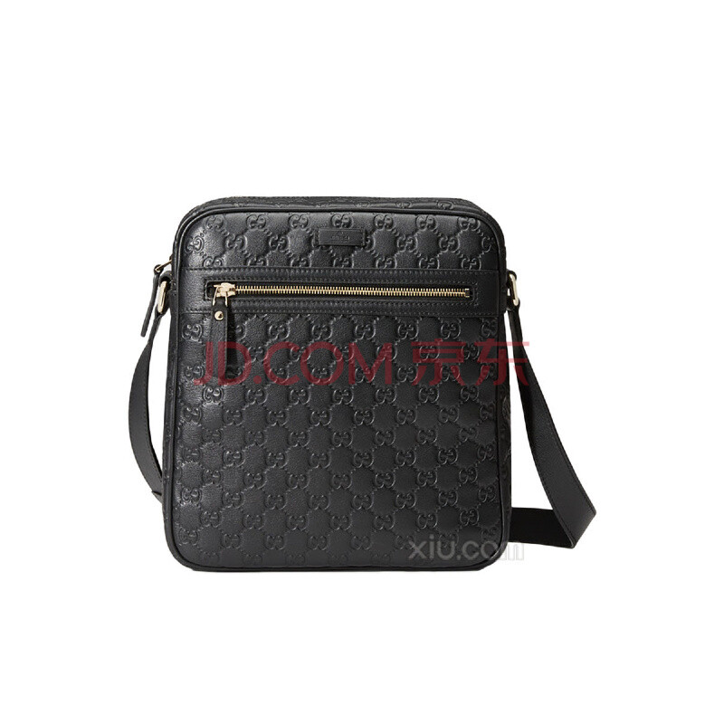 gucci 古驰 男士logo中号邮差包单肩包