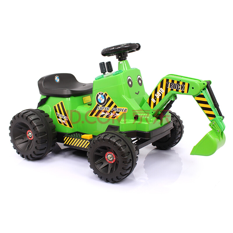 儿童电动挖掘机 可坐可骑小孩挖土机 电动玩具车挖掘车 超大号工程车