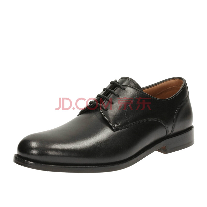 全球購 Clarks其樂正裝男鞋2017新款正裝皮鞋Coling Walk英倫商務專柜同款 Black Leather 42.5