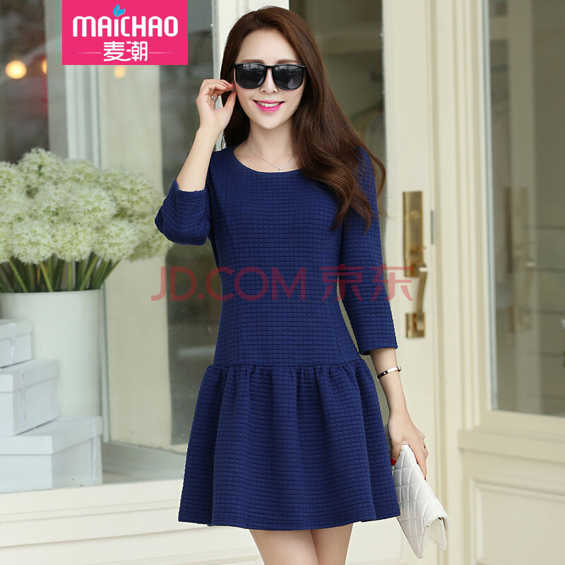 秋冬装女式短袖连衣裙牌子品质好 新款好用