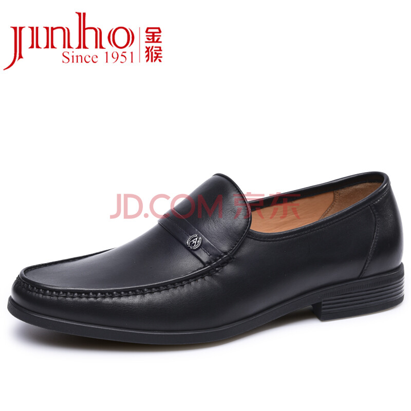 ½ðºï£¨JINHOU£©Ë½È˶©ÖÆÉÌÎñÐÝÏÐË¤ÎÆÄÉÅÁţƤÌ׽Ŷ©×ö»éЬÄÐʿƤЬ D22D208 ºÚÉ« 37Âë-47Âë