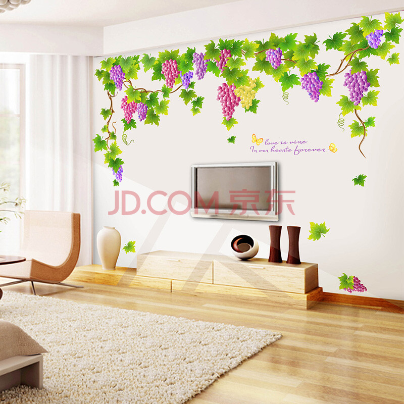 客厅电视墙纸背景墙贴画卧室墙壁