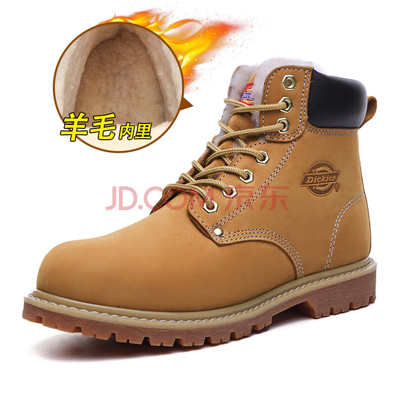 DickiesµÛ¿Í Ñ©µØÑ¥ ÄÐÑ¥ ¶¬¼¾¸ß°ïÂí¶¡Ñ¥ ÕæÆ¤´ó»ÆÑ¥×Ó ¹¤×°¾üÑ¥ ÄÐÊ¿ÃÞЬ ¶ÌÑ¥ ½ð»Æ¼ÓÈÞ 42±ê׼ƤЬÂë