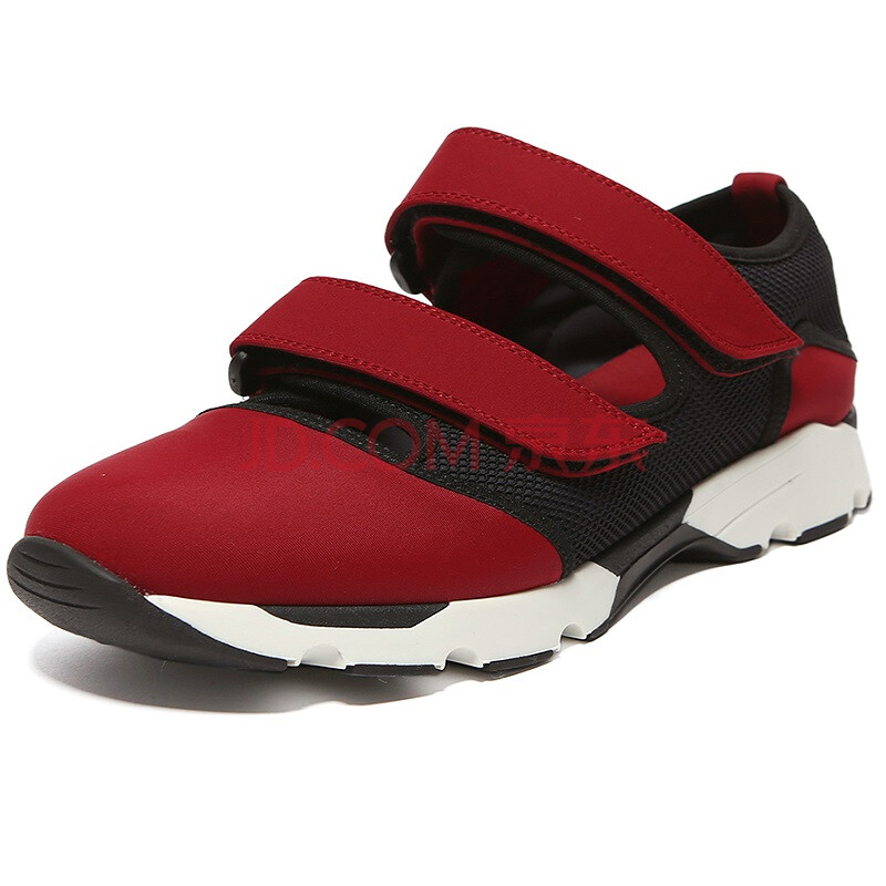 MARNI ÂêÄá ÄÐÊ¿¾ÆºìÉ«ºÚɫƴɫµÓÂÚÖ¯ÎïħÊõÌùƽµ×Ь M24WS0016 S45058 962 6/39