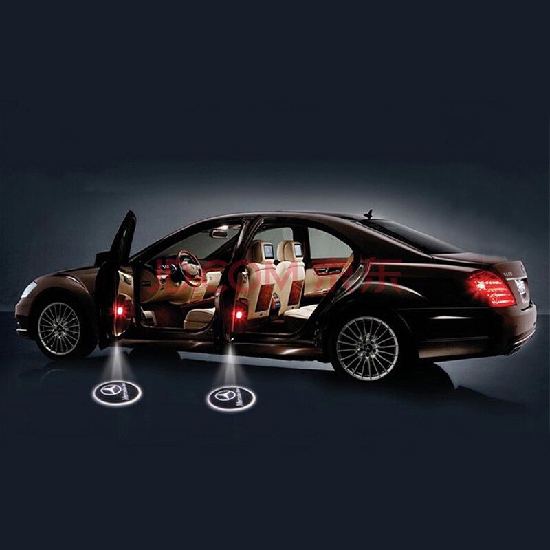 奥美斯(aomis)第十代汽车电池迎宾灯照地灯车门投影镭射灯 丰田本田