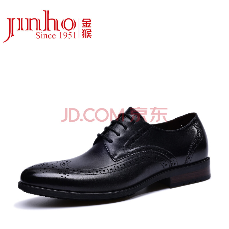 ½ðºï(Jinhou)˽È˶¨ÖÆ»éЬƤЬÄÐ Ó¢Â×ÉðÊ¿µñ»¨ÄÉÅÁ²¼Âå¿Ë³±Ð¬ D23D203 ºÚÉ« 37Âë-47Âë