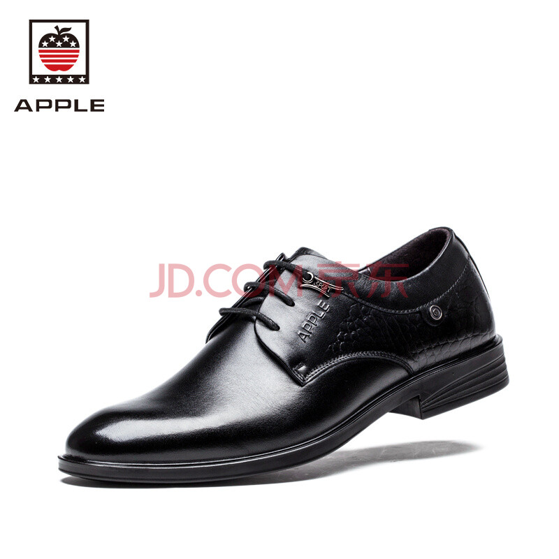 AppleÆ»¹û¸ß¶Ë¶¨ÖÆÐ¬ÄÐÊ¿ÉÌÎñƤЬÄÐÕæÆ¤ºÚÉ«ÕýװЬÄÐÊ¿»éÀñƤЬ1606 ºÚÉ« 39±ê׼ƤЬ³ßÂë