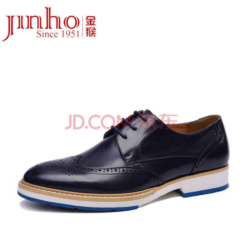½ðºï£¨JINHOU£©Ë½È˶¨ÖÆÄÐЬ̥ˮţƤµñ»¨²¼Âå¿ËÓ¢Â׳±Ð¬ D20Z216 À¶É« 37Âë-47Âë