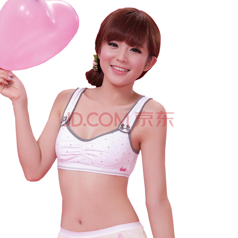 发育期<em>学生内衣</em>+纯棉儿童小背心女式无痕<em>文胸</em>