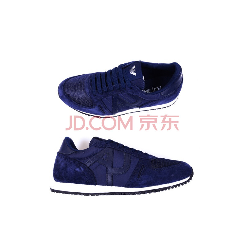 È«Çò¹º ARMANI JEANSÔ˶¯Ð¬ °¢ÂêÄáÄÐÊ¿ÐÝÏÐЬ 9350276A420 Í·²ãţƤ À¶É« 7.5