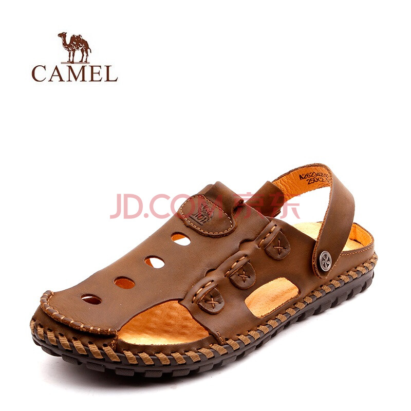 CAMEL/ÂæÍÕÄÐÐ¬ÕæÆ¤Ïµ´ø°üÍ·Á¹Ð¬Å£Æ¤Ê±ÉÐɳ̲Ьϵ´øÍ¸ÆøÏļ¾»§ÍâÐÝÏÐЬÄÍÄ¥·À»¬ÂÞÂíЬ ÂÌÉ« 39
