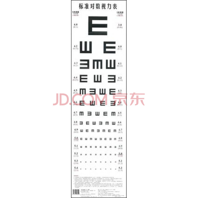 标准对数视力表