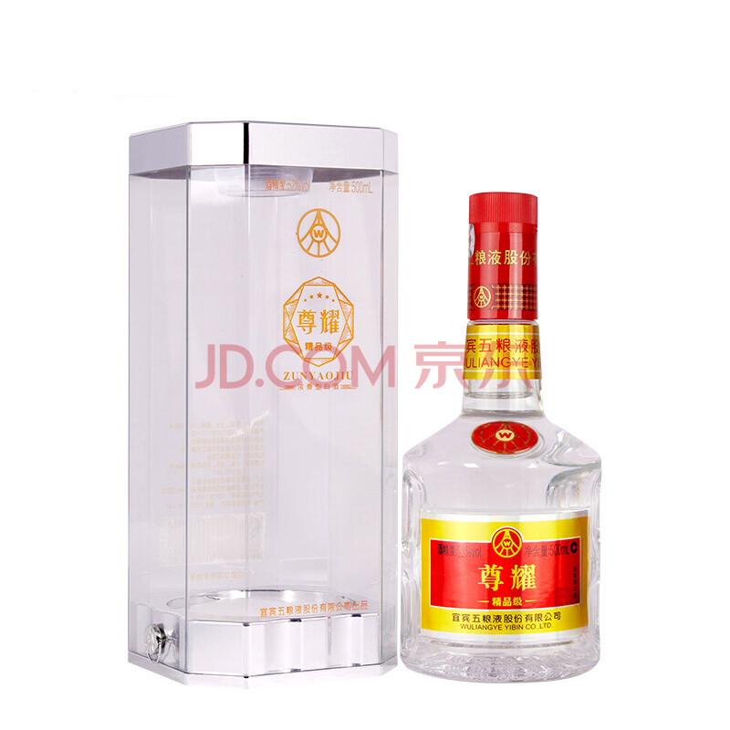 ÎåÁ¸Òº¹É·Ý¹«Ë¾ 52¶È ×ðÒ«¾«Æ·¼¶ 500ml*2ƿװ ŨÏãÐͰ׾Æ