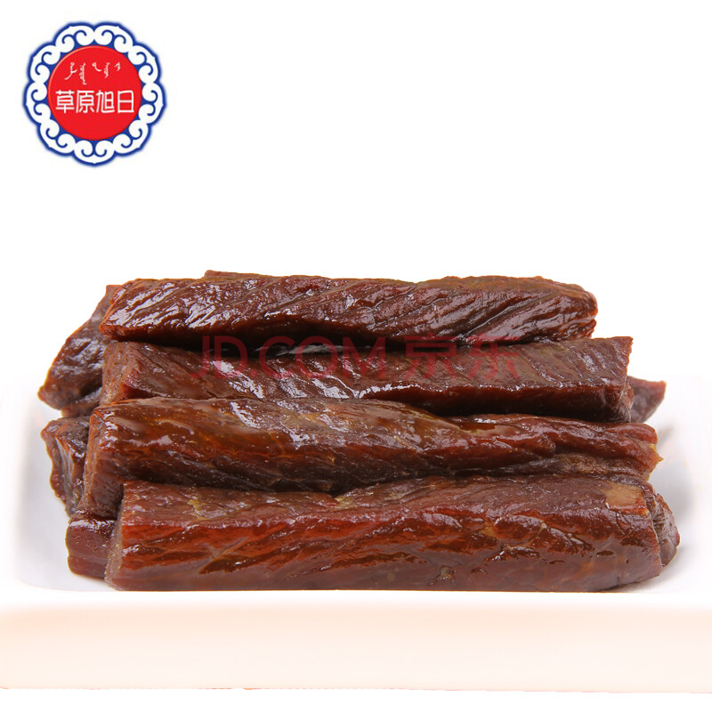内蒙古特产 蒙古特级黄牛肉片 精选腱肉 五香烤