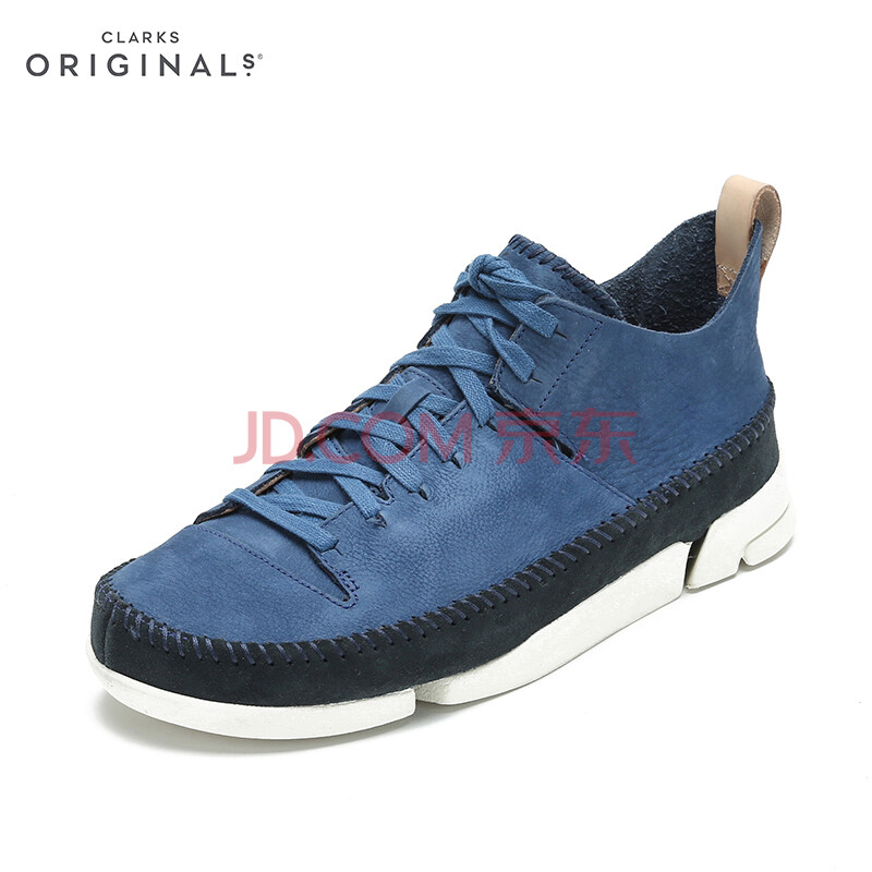Clarks¸´¹ÅÄÐЬ Æ´É«³±Á÷ÐÝÏÐÔ˶¯Èý°êЬTrigenicFlex ÉîÀ¶É«Ä¥É°Æ¤(261230097) 41.5(uk7.5)