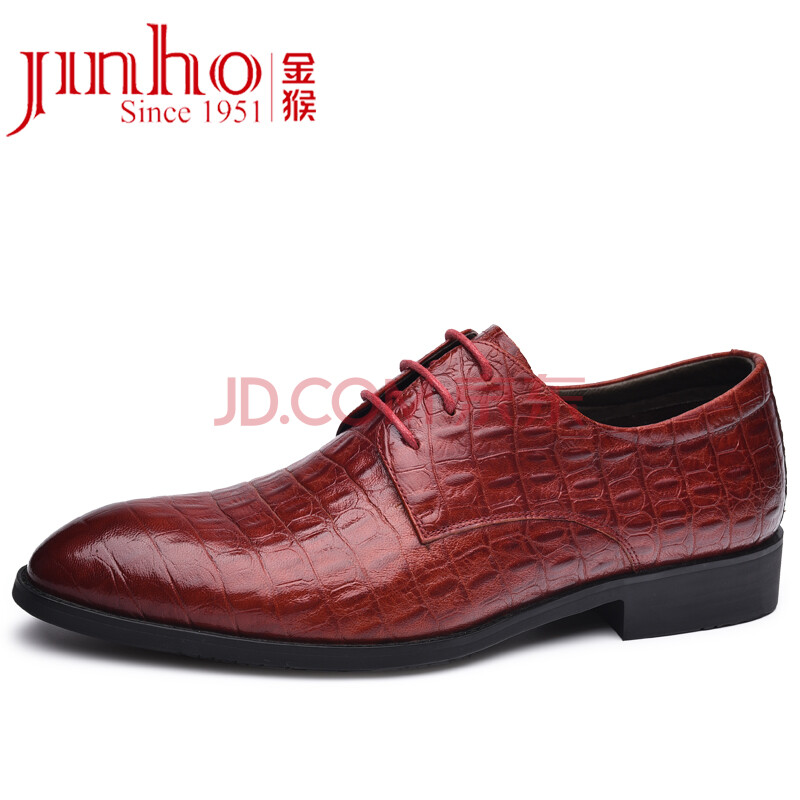 ½ðºï (Jinhou)˽È˶¨ÖÆÉÌÎñÕý×°ÄÐÆ¤Ð¬ ϵ´øÑ¹»¨´ºÇï¿î¶¨×ö»éЬÄÐЬD20Z232 ºìÉ«/¿îʽËÄ 37Âë-47Âë