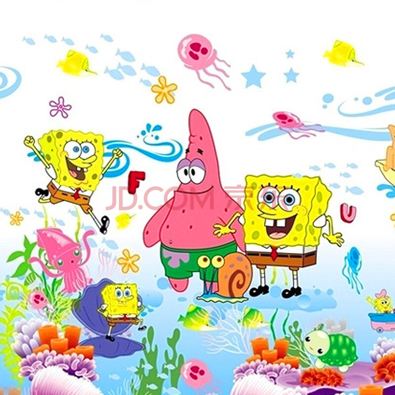 海绵宝宝彩纸贴画图片展示