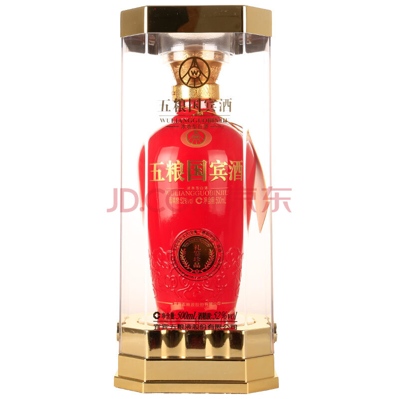 ÎåÁ¸Òº¹É·ÝÎåÁ¸¹ú±ö¾Æ 52¶È500ML ŨÏãÐÍ°×¾Æ Æ·¼ø°æ 2012Äê