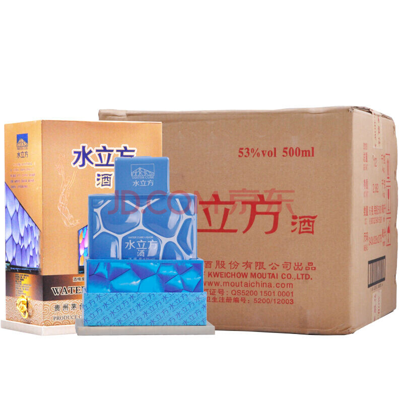 ę́ˮÁ¢·½¾Æ 53¶È 2012Äê 500ml*6ÕûÏä×°