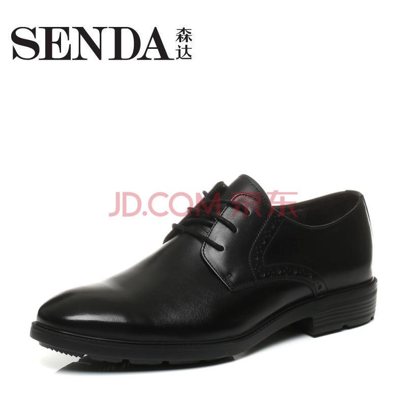 Senda/É´ïÇ^пîר¹ñͬ¿îʱÉÐÓ¢Â×ţƤÉÌÎñÄÐЬV1I07CM7 ºÚÉ« 42