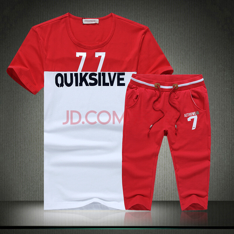 大红色短袖配什么短裤(五分裤)好看