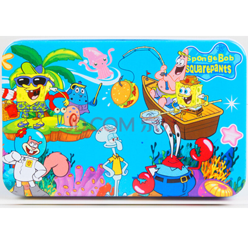 60片儿童木质拼图铁盒装 幼儿早教益智100片拼图板玩具拼图3-6岁 海绵