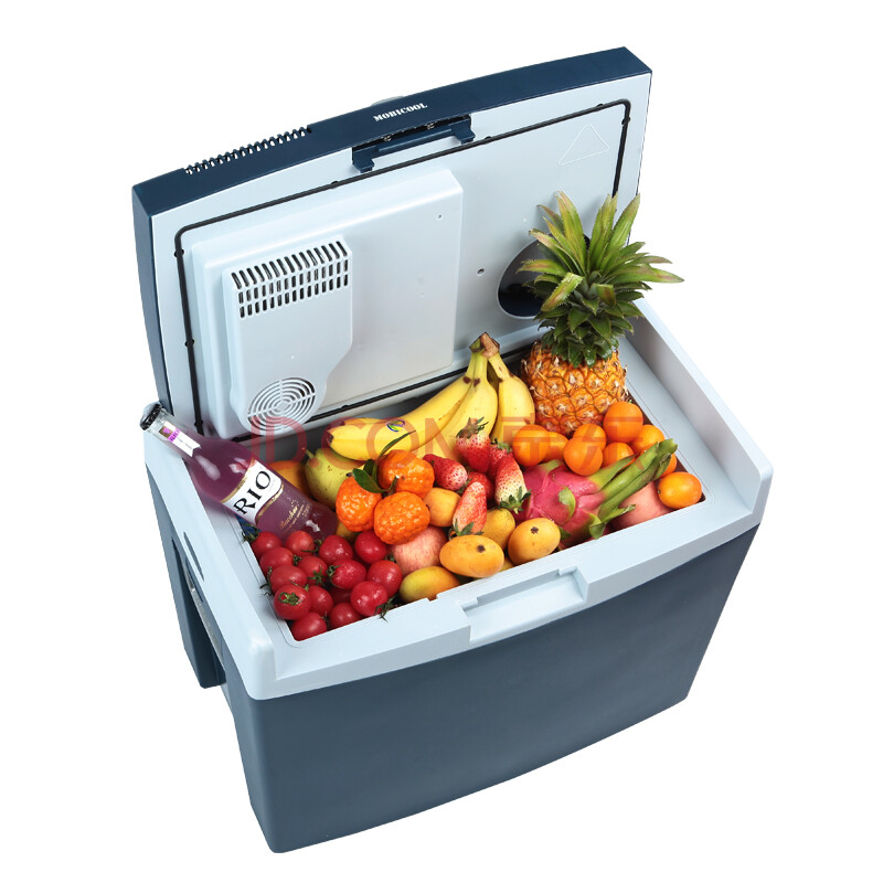 美固(mobicool)t35车载迷你冰箱车家两用汽车冰箱 小冰箱 冷藏箱 车用