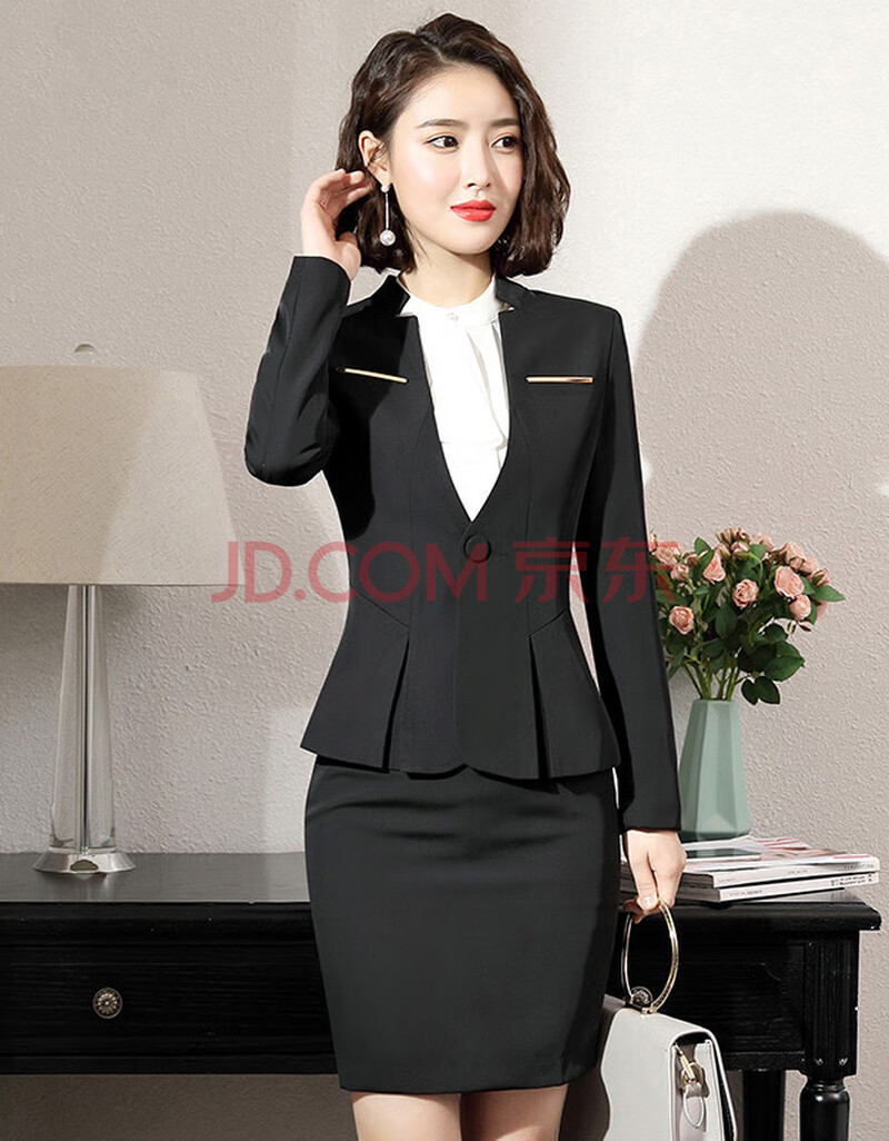 职业套装女主持人西服职业装2019新款气质面试正装酒店经理工装工作服