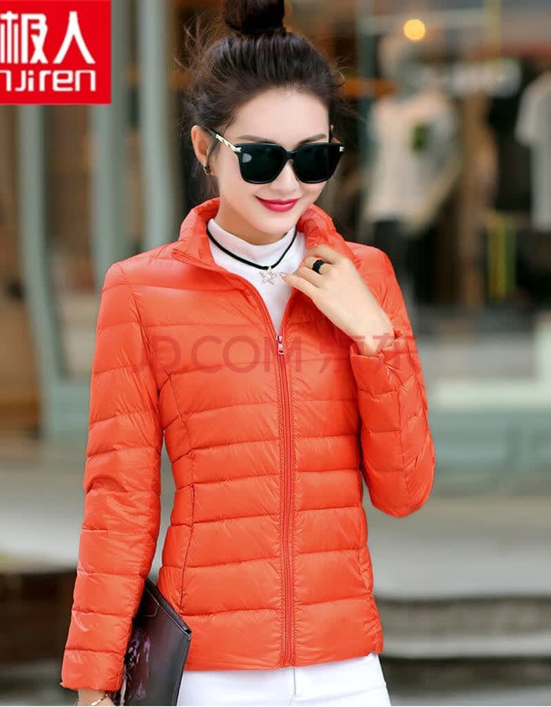 南极人轻奢高档女装 2020秋冬新款轻薄羽绒服女短款韩版修身薄款羽绒