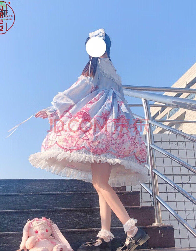 lolita日系新年连衣裙女裙子森系文艺可甜学生少女新品少女装软妹可爱