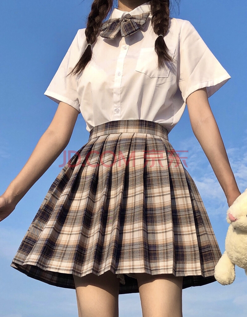 【不死川】jk制服2021夏季新款冰吉羽jk格裙百褶裙女学生日系校服短裙