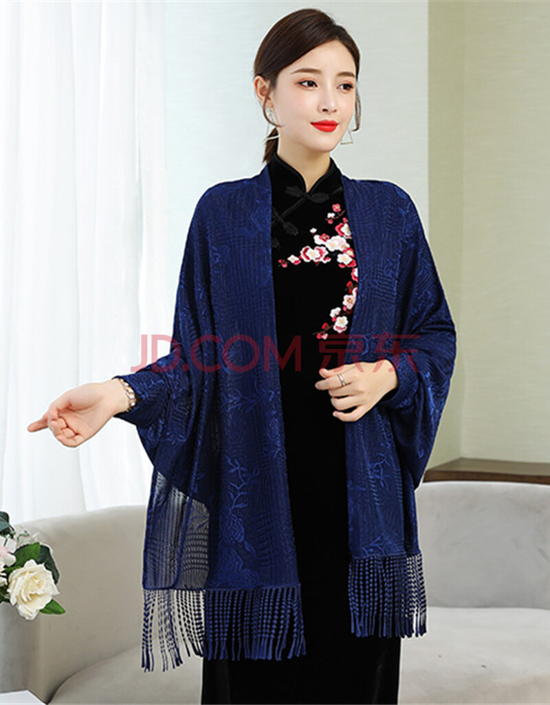 旗袍外披长开衫风衣披肩外搭高贵婚庆喜婆婆婚礼妈妈礼服斗篷春秋季