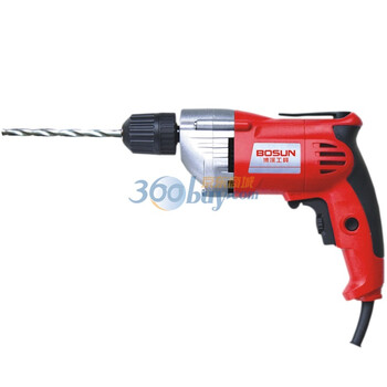 博深（BOSUN） J1Z-BS03-10A 10mm手电钻 铝壳 （红）