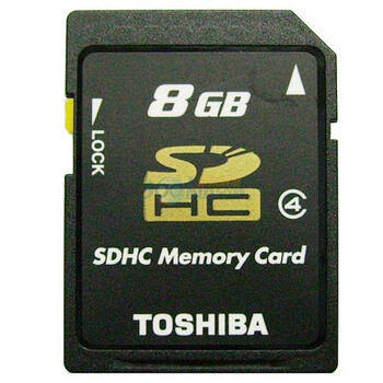 东芝(TOSHIBA) 8G SDHC存储卡(Class4)