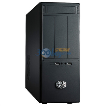 酷冷至尊（CoolerMaster）特警361 迷你小机箱（可卧可立/前置电源设计/散热快）黑色