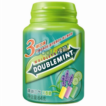 绿箭口香糖薄荷味混合装64g
