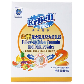 Erbell 伊卡蓓尔全衡2段较大婴儿配方羊乳粉350g