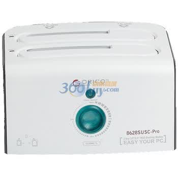 奥睿科（ORICO） 8628susc-pro 双盘位通用硬盘座 白（支持拷贝进度指示）
