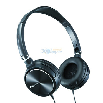 先锋(Pioneer) 最佳游戏影音低音耳机SE-MJ71-B (炫黑)