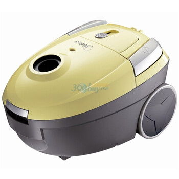美的（Midea）QW12T-607 1200W 吸尘器（黄色）可洗无纺布尘袋