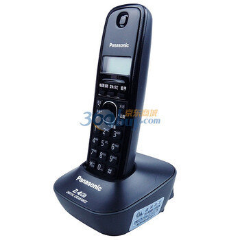 松下(Panasonic) KX-TG12CN-1 2.4G 数字无绳电话机(碳色灰)
